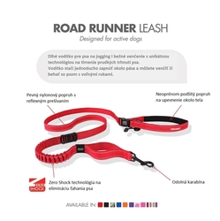 EZYDOG VODÍTKO ROAD RUNNER LEASH™ - BLK diagram 1