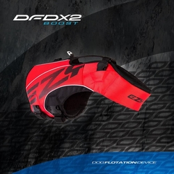 EZYDOG PLÁVACIA VESTA DFD X2 Boost RED 2
