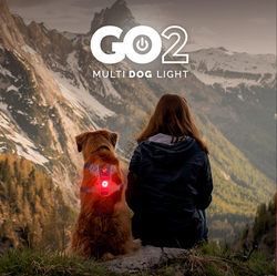 EZYDOG Svietidlo pre psa Go-2 Dog LightsRED2