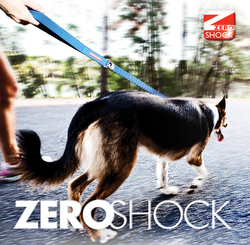 EZYDOG VODÍTKO ZERO SHOCK LEASH™ - 122 cm BLK dog
